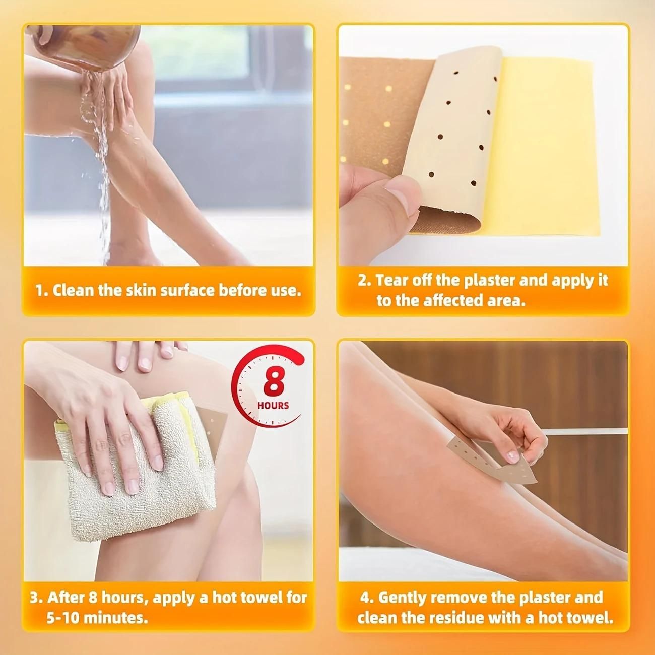 10 Pcs Herbal Self Heating Patches Mayufuzz