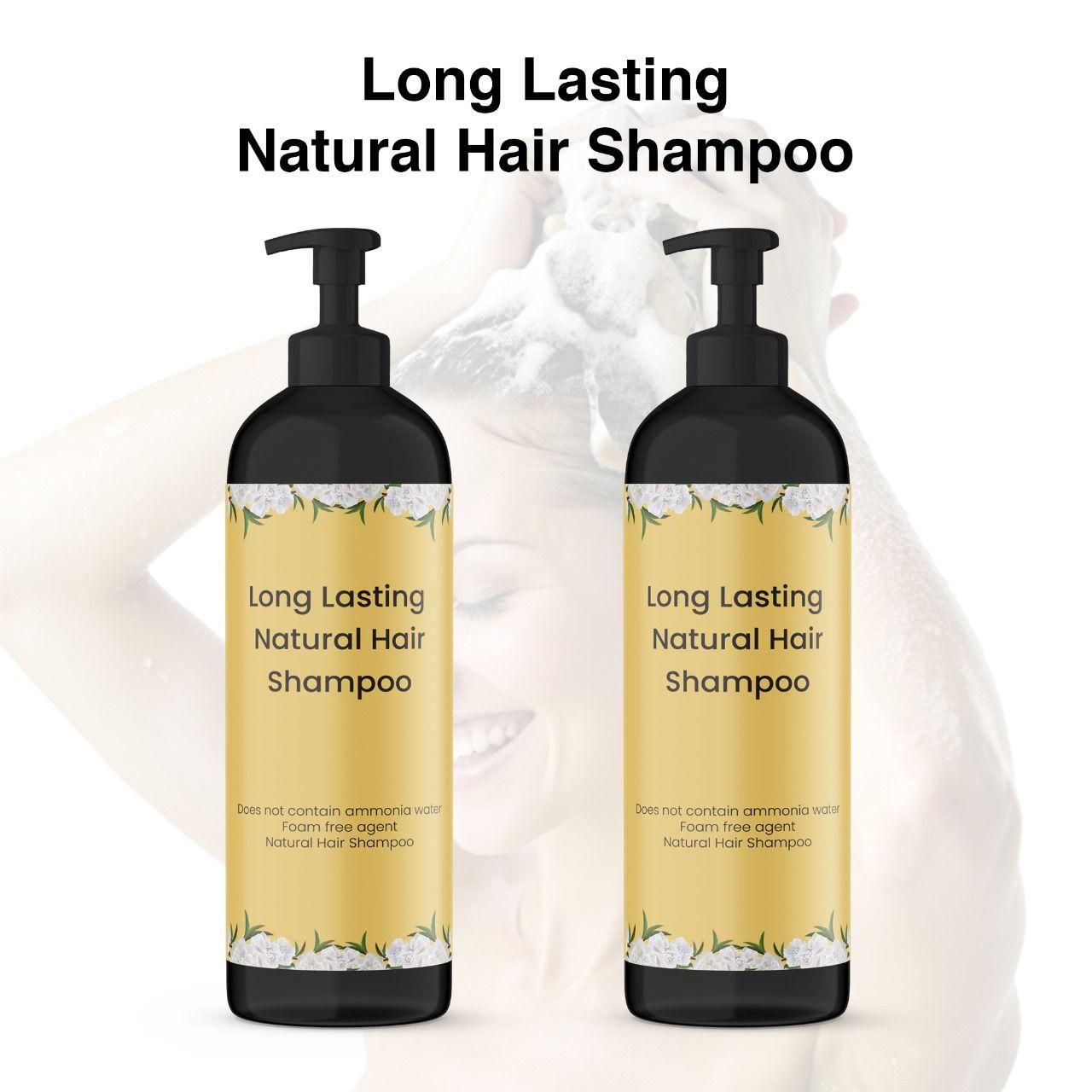 Long Lasting Natural Hair Dye Shampoo 50ML (Pack of 2)