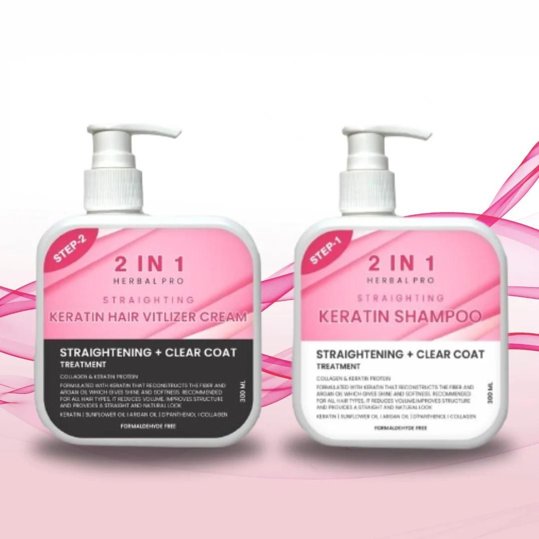 2 in 1 Herbal Pro Hair Shampoo & Cream (Pack of 2)