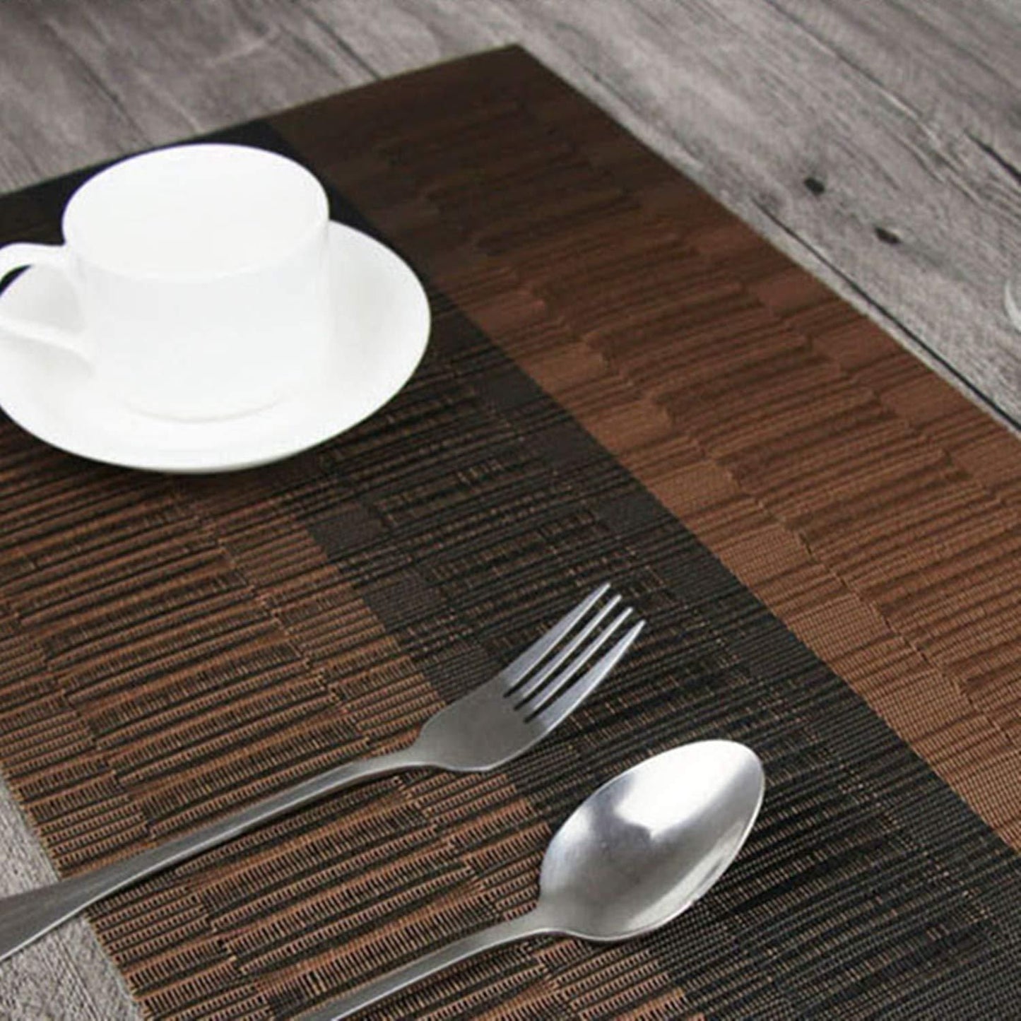 Table Mat Brown & Black (Pack of 4)