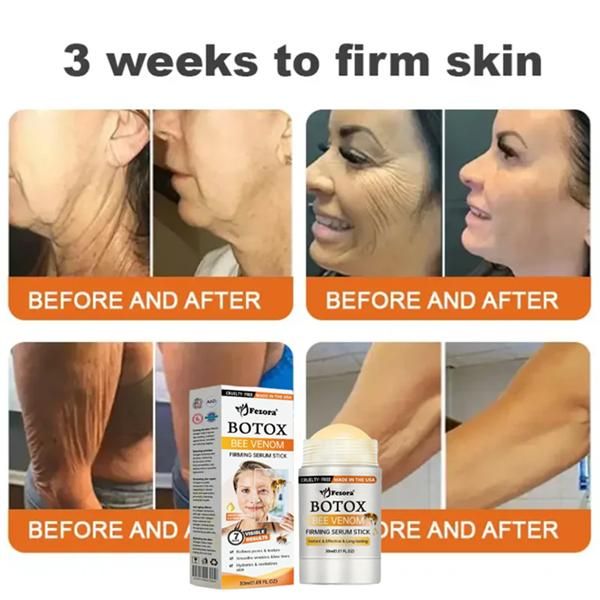 Fezora Bo-Tox Bee Venom Anti-Wrinkle Firming Serum Stick 30 ml (Pack of 2)