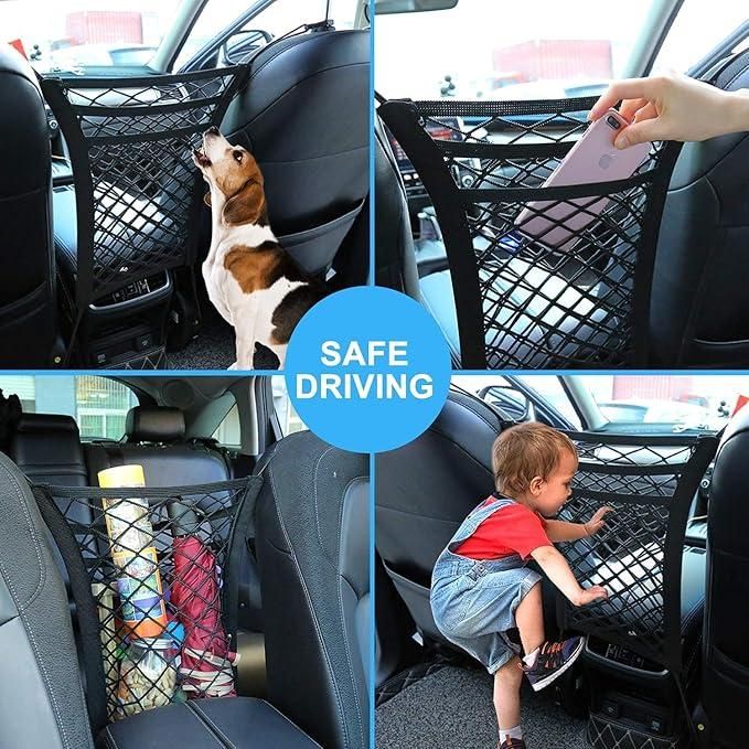 3-Layer Car Mesh Organizer/Storage Netting Pouch