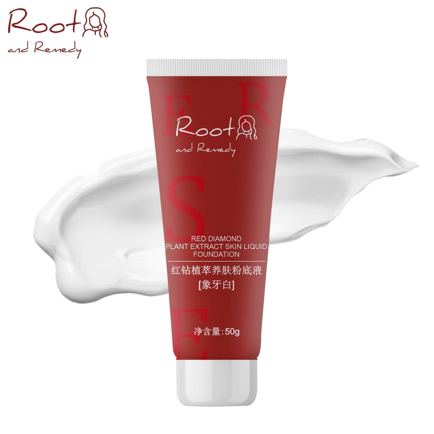 Red Diamond Plant Extract Skin Liquid Foundation 50g Pack of 1