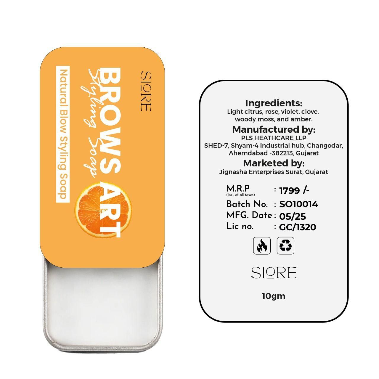 SIORE BROWS ART Styling Soap (Pack of 2)