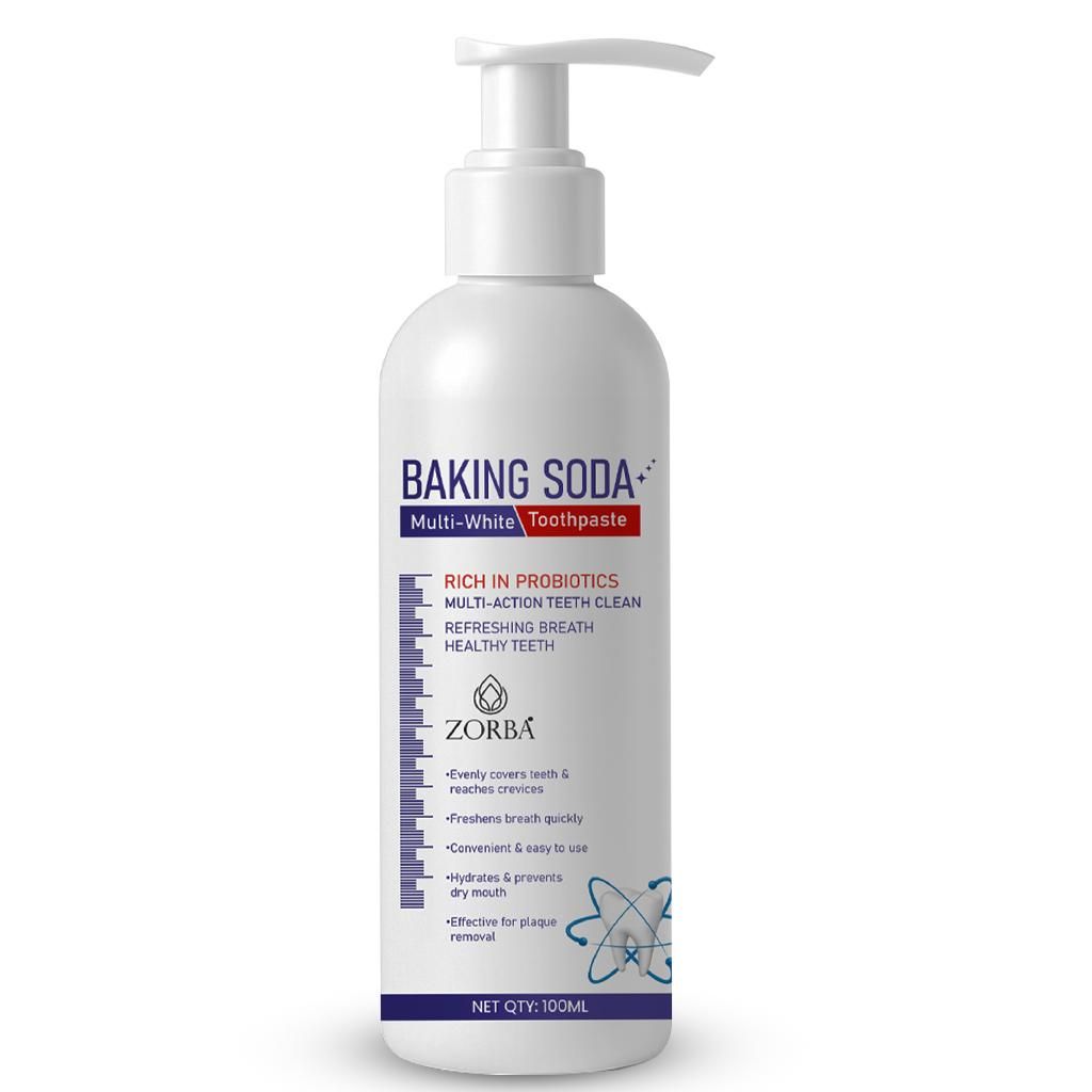 Zorba Baking Soda Multi-White Toothpaste 100ML