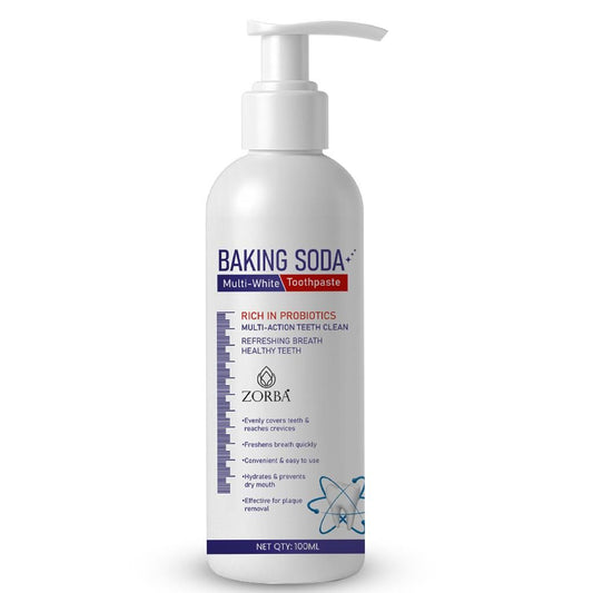 Zorba Baking Soda Multi-White Toothpaste 100ML