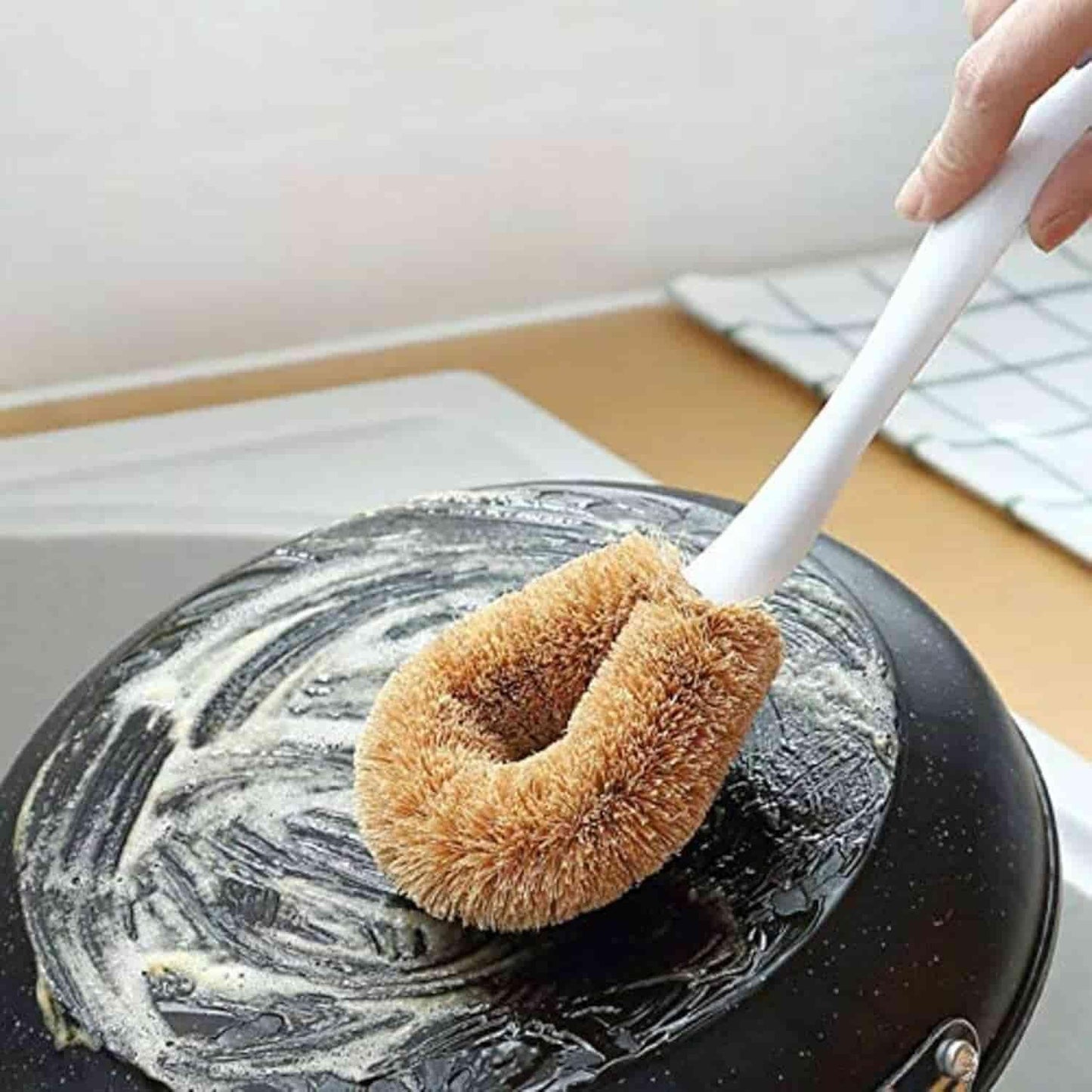 Coconut Utensil Cleaning Brush