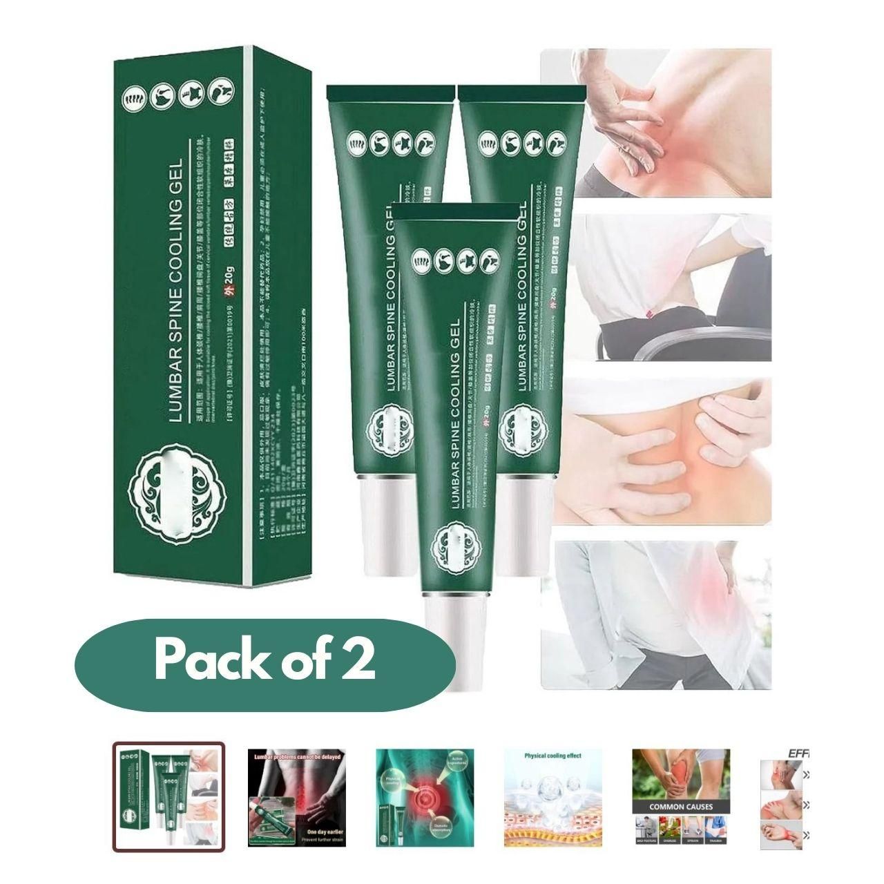 Spine Cooling Gel Pack of 2