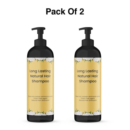 Long Lasting Natural Hair Dye Shampoo 50ML (Pack of 2)